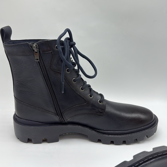 Coach City Sole Boot black leather rustic men’s boots size 11.5 D - Picture 3 of 5